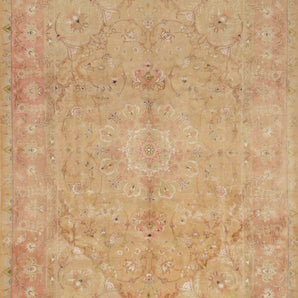Handknuten Tabriz Oriental carpet in classic design, 338x240 cm, by Orientmattor, showcasing detailed patterns and rich colors.