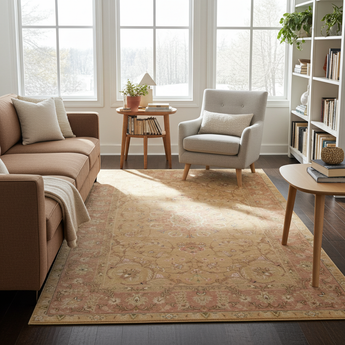 Handknuten Tabriz Oriental rug by Orientmattor, 338 x 240 cm, showcasing intricate classic carpet design and rich patterns.