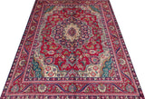 Handknuten Tabriz Persian rug by Orientmattor, classic 190x140 cm with intricate patterns and rich colors.
