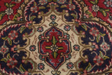 Classic Persian Handknuten Tabriz rug by Orientmattor, 193x138 cm, featuring intricate traditional patterns and rich colors.