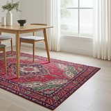 Handknuten Tabriz Persian rug from Orientmattor, 193x138 cm, featuring intricate traditional patterns and rich colors.