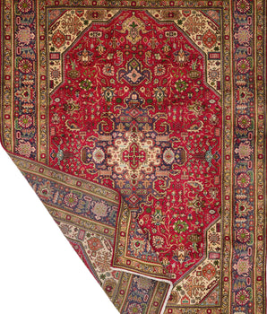 Handknuten Tabriz Persian rug by Orientmattor, classic handwoven carpet in 296x200 cm with intricate traditional designs.