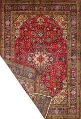 Handknuten Tabriz Persian rug by Orientmattor, classic handwoven carpet in 296x200 cm with intricate traditional designs.