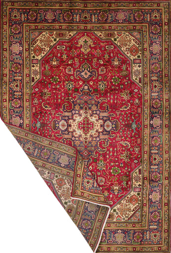 Handknuten Tabriz Persian rug by Orientmattor, classic handwoven carpet in 296x200 cm with intricate traditional designs.