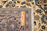 Orientmattor Kashan 61794 classic carpet featuring intricate Persian design in warm tones, detailed floral patterns, and traditional craftsmanship.