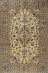 Orientmattor Kashan 61794 classic carpet featuring intricate Persian-inspired patterns in rich, warm colors.