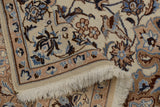 Nain, Handknotted rug from Iran/Persian, Multicolor, Beige, 205x124 cm.