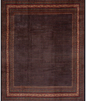 Orientmattor Sarough 60481 classic carpet with intricate traditional patterns on a woven textile background.