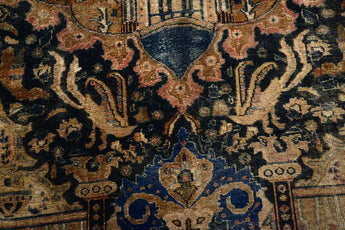 Orientmattor Kashmar 63101 classic carpet with intricate geometric patterns, displayed in a detailed image.