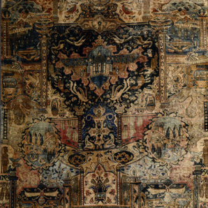 Orientmattor Kashmar 63101 classic carpet with intricate traditional patterns, showcasing rich colors and detailed woven design.