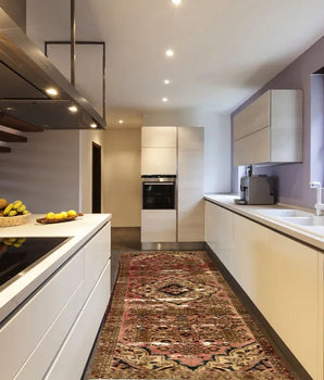 Orientmattor Malayer 63196 classic carpet with intricate Persian design in warm tones, detailed pattern visible in the image.