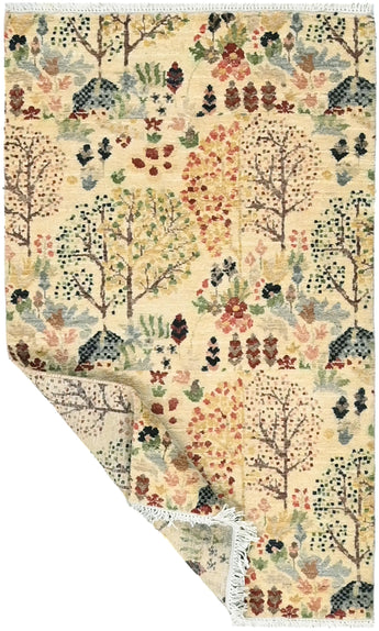 Handknuten Paradise Oriental rug by Orientmattor, 149x90 cm, intricate design with vibrant colors, traditional woven carpet.