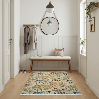 Handknuten Paradise Oriental design carpet by Orientmattor, 149x90 cm with intricate patterns and rich colors.