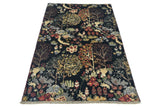 Handknuten Paradise Oriental design carpet by Orientmattor, 149x96 cm, featuring intricate traditional patterns on a soft surface.