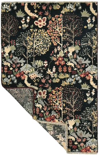 Handknuten Paradise Oriental design carpet, 149x96 cm, by Orientmattor with intricate pattern and warm tones.