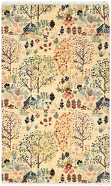 Handknuten Paradise Oriental design carpet by Orientmattor, 150x89 cm, featuring intricate patterns and rich colors.