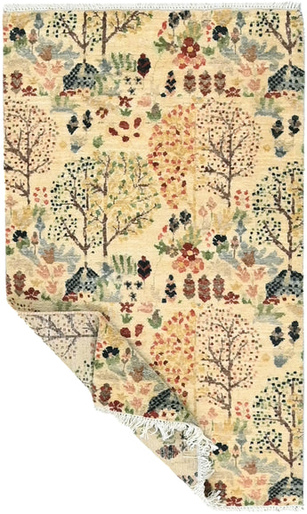 Handknuten Matta Paradise Oriental design carpet by Orientmattor, 150 x 89 cm with intricate patterns and rich colors.