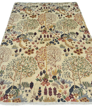 Handknuten Paradise Oriental design carpet by Orientmattor, 189x125 cm, showcasing intricate patterns and rich colors.