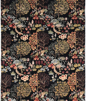 Handwoven Paradise Oriental rug by Orientmattor, 198x136 cm, detailed design with intricate patterns on soft fabric.