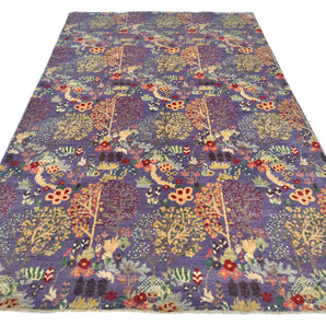 Handknuten Paradise Oriental design carpet by Orientmattor, 275 x 180 cm, showcasing intricate patterns and rich colors.