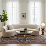 Handwoven Paradise Oriental design carpet by Orientmattor, 275 x 180 cm, featuring intricate patterns and rich colors.