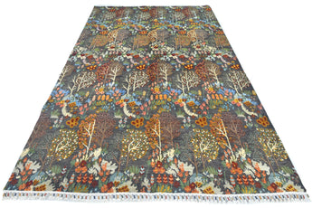 Handwoven Paradise Oriental design carpet by Orientmattor, 283x180 cm, featuring intricate patterns and rich textures.