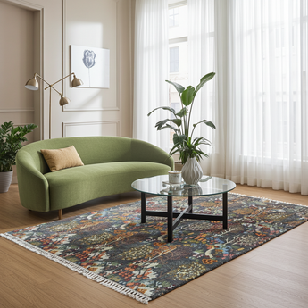 Orientmattor Paradise Oriental handknuten design carpet, 283 x 180 cm with intricate patterns and rich colors.