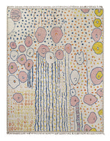 Moroccan design carpet by Orientmattor featuring intricate patterns and vibrant colors, shown in the 64878 model image.