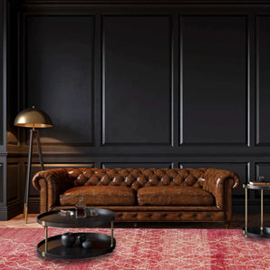 Orientmattor Vinto 53478 design carpet with intricate patterns in neutral tones, showcasing detailed craftsmanship.
