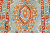 Handknuten Gabbeh Matta Abshar Oriental, 222 x 76 cm, woven by Orientmattor, featuring traditional geometric patterns.