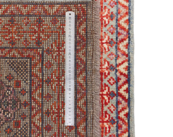 Handknuten Gabbeh Matta Abshar Oriental 290 x 80 cm, woven Persian-style rug with intricate patterns and warm colors.