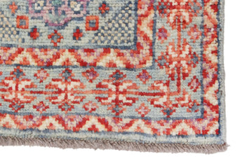 Handknuten Gabbeh Matta Abshar Oriental 290x80 cm by Orientmattor, showcasing intricate traditional patterns and vibrant colors.