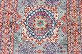 Handwoven Gabbeh rug by Orientmattor, Abshar Oriental style, 290 x 80 cm, featuring traditional patterns and rich colors.