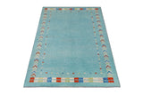 Handknuten Gabbeh Matta from Orientmattor, 292 x 202 cm, featuring traditional Abshar Oriental design and rich woven details.