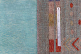 Orientmattor Handknuten Gabbeh Matta Abshar Oriental, 292x202 cm, intricate woven design in warm tones