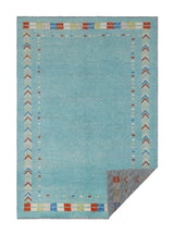 Handknuten Gabbeh rug by Orientmattor, Abshar Oriental style, 292 x 202 cm with intricate patterns and warm colors.