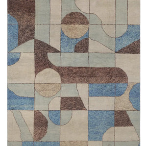 Handknuten Gabbeh matta by Orientmattor, Abshar Oriental design, 294x198 cm, woven with intricate patterns and warm colors.