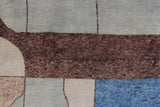 Handwoven Gabbeh Oriental rug by Orientmattor, 294x198 cm, featuring traditional patterns and rich colors.