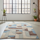 Orientmattor Gabbeh handwoven rug, Abshar Oriental design, 294x198 cm, with intricate patterns and rich colors.