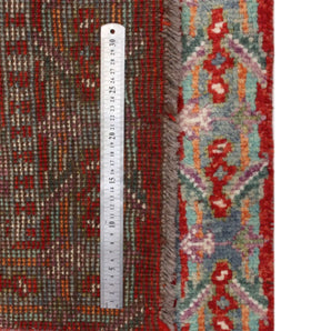 Handknuten Gabbeh rug from Orientmattor, Abshar Oriental design, 303 x 79 cm, with intricate patterns and warm colors.