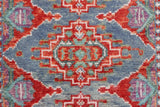 Orientmattor Handknuten Gabbeh Matta Abshar Oriental, 303x79 cm, featuring intricate traditional patterns in warm earthy tones.