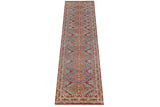Handknuten Gabbeh Matta Abshar Oriental in 303x79 cm with intricate patterns, crafted by Orientmattor.