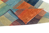 Orientmattor Gabbeh handknuten oriental rug, 174x113 cm, featuring intricate traditional patterns and rich colors.