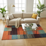 Orientmattor Gabbeh handwoven rug in natural colors, 174x113 cm with intricate traditional patterns.