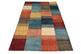 Orientmattor Gabbeh handknuten matta, 177x109 cm, with traditional oriental geometric patterns and vibrant colors.