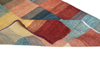 Handknuten Gabbeh Oriental rug from Orientmattor, 177x109 cm with intricate geometric patterns and warm earthy tones.