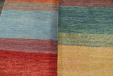 Orientmattor Gabbeh oriental handknuten matta, 229x168 cm, intricate woven design with warm earthy tones.