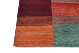 Handknuten Gabbeh Oriental rug by Orientmattor, 229x168 cm, featuring traditional geometric patterns and rich, natural colors.