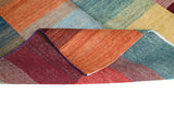 Orientmattor Gabbeh handwoven rug in oriental style, 229x168 cm with intricate patterns and natural wool texture.