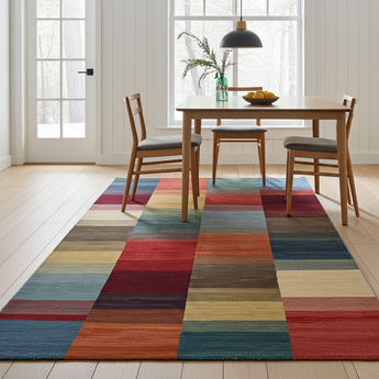 Handknuten Gabbeh Oriental rug by Orientmattor, 229x168 cm with intricate traditional patterns and vibrant colors.